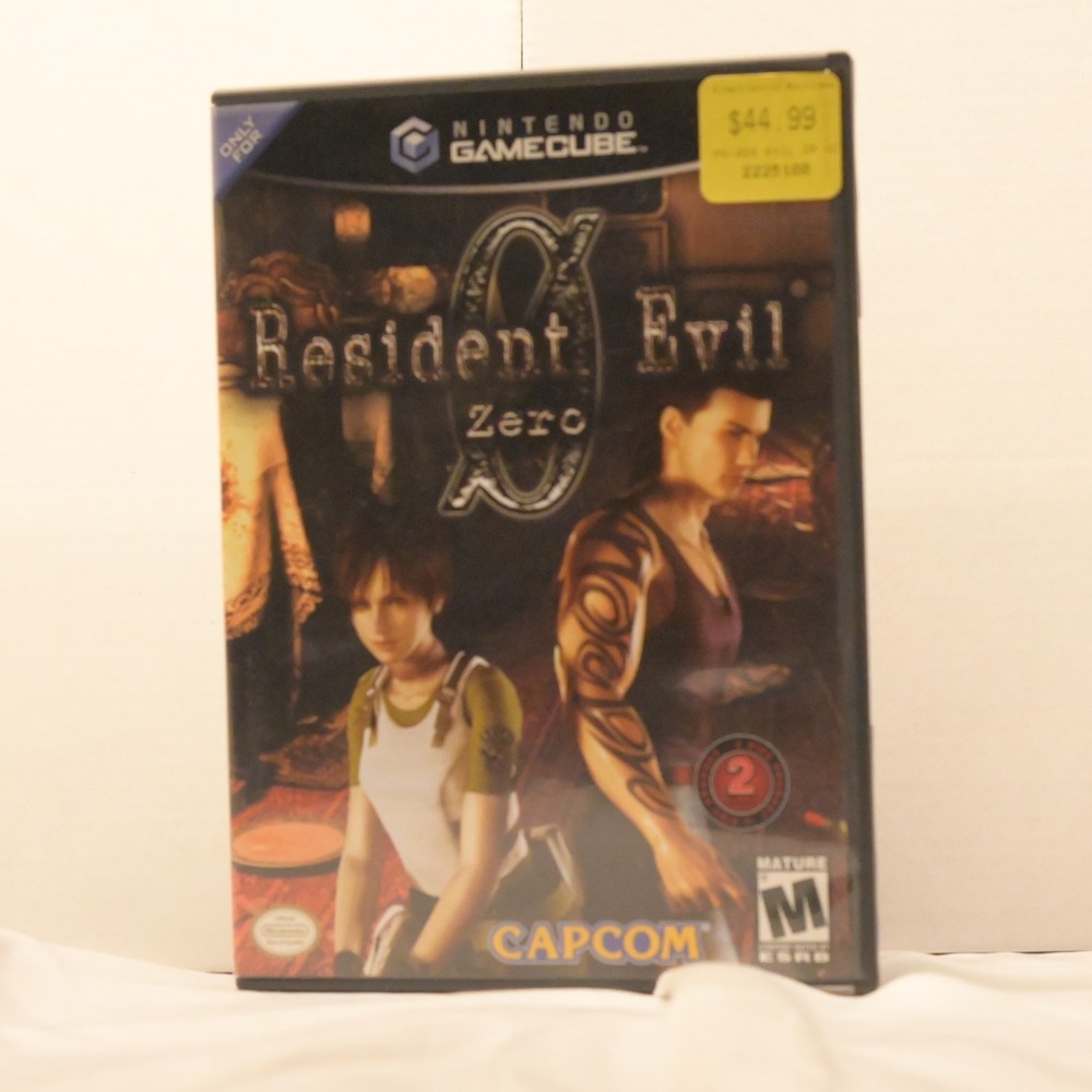 Resident Evil 0 Nintendo GameCube Complete 2 Disc Manual Case